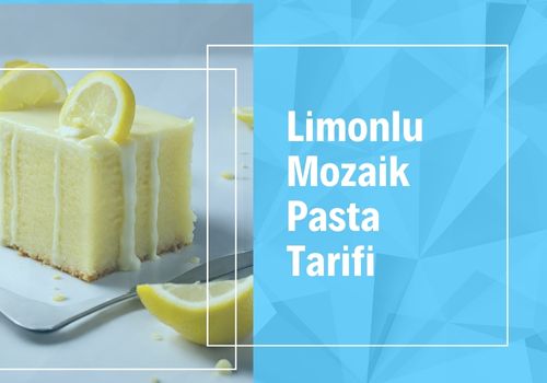Limonlu Mozaik Pasta Tarifi 4 Limonlu mozaik pasta