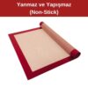 Yıkanabilir Silikonlu Yıkanabilir Pişirme Matı Non Stick